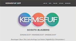 Desktop Screenshot of kermisfuif.be